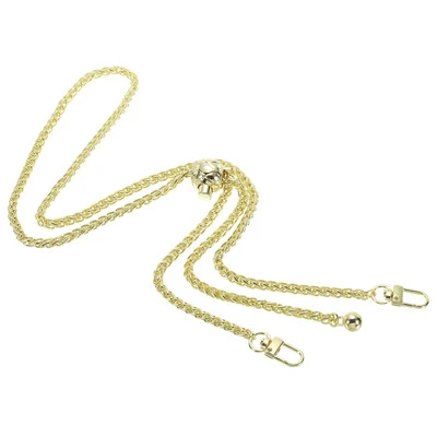 47 Inch Purse Chain Strap, Adjustable Handbag Chains for Bags, Gold