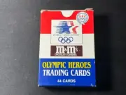 Olympic Heroes Trading Cards M&M Set of 44 1984 Bruce Jenner Cassius Clay