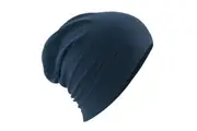 Beechfield Unisex Hemsedal Cotton Slouch Beanie (French Navy) (One size)