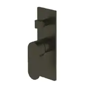 Amelie Wall Mixer Divertor Paddle Gun Metal BDO301311AGM