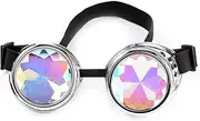 [Lelinta] Kaleidoscope Rave Goggles Rainbow Kaleidoscope Glasses,Ideal for Music Festivals, Raves, and Psychedelic Parties