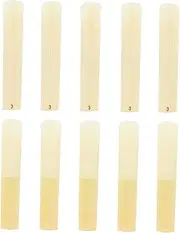 High Grade Bb Clarinet Bamboo Reeds Strength 3.0, 10pcs/ Box Multicolor Strength 3.0