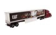 1:50 DM Peterbilt 579 Van Trailer Container Truck Vehicle Lorry Diecast Model