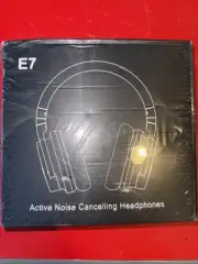 E7 Active Noise Cancelling Headphones Bluetooth Wireless -“sealed” Box Damaged