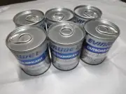 6-Pack NOS Evinrude Outboard Lubricant mix oil can unopened 8 oz. Cans pull tab