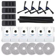 For Deebot X2 Omni Robot Vacuum Main Side Brush Hepa Filter Mop Cloth Dust Bags Accessories S2024123