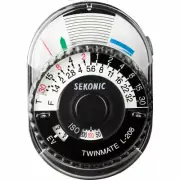 Sekonic 401-208 Twin Mate Light Meter (Black/White)