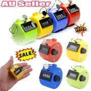 Mechanical Hand Tally Number Counter Click Clicker 4 Digit Counting Manual RL