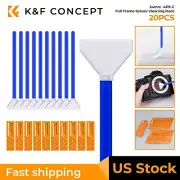 K&F Concept Full-Frame Sensors Cleaning Kit 20 Pack 24mmx20mm for Camera Sensor