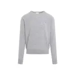 [Saint Laurent] Saint Laurent-Gray Cashmere Sweater-Uomo XL STAND