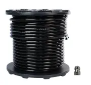 Schieffer 3/8" x 300' 4000 PSI Thermoplastic Sewer Jetter Hose & 6.5 Nozzle