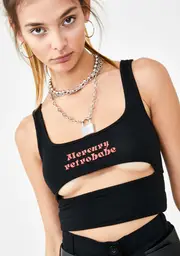 [O Mighty] Mercury Retrobabe Cut-Out Tank