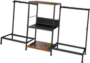 Perfeclan Guitar Stand Multiple Guitar Rack Storage Rack Soft Padded Display Stand Organizer for Amp Accessories Electric Bass Studio