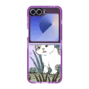 Galaxy Z Flip6 Impact Case Bean The Cat With Mr. Frog