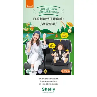 Combi 康貝 Shelly ISOFIX 2-12歲成長型汽車安全座椅/汽座 廠商直送 大樹