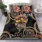 Kangaroo Bedding Set Aboriginal Doona Duvet Cover Pillowcase QUEEN Double King