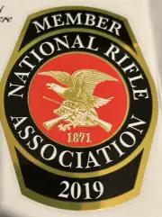 NRA National Rifle Association Gun Rights 2nd Amendment Sticker 2019 Member