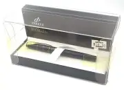New Old Stock Parker Latitude Fountain Pen Black with Gold Accents