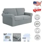 Modern Checkered Couch Slipcover Collection: 5 Pieces for Secure Fit and Style