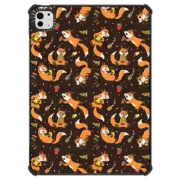 iPad Pro 11-inch (M4) iPad Impact Case Pattern Fast Food Foxes