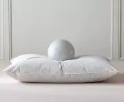 Luxury Feathers down Pillow King Size, Hotel Quality Fluffy Bed Pillow, Soft Pil