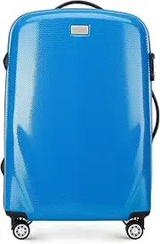 [WITTCHEN] Pc Ultra Light Line Medium Suitcase, Medium Suitcase, Blue, Medium Suitcase, Medium Suitcase