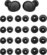 Rqker Eartips Compatible with Jabra Elite Earbuds, 12 Pairs S/M/L Sizes Soft Silicone Tips, Compatible with Elite 65t 75t Active 75t Elite 3 Elite 4 Elite 7 Elite 8 Active 8 Elite 10; 12 Pairs Gray