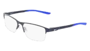 NIKE NIKE 8159 411 MATTE OBSIDIAN/RACER BLUE 59/17/145 MALE Eyewear Frame