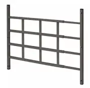Segal S 4766 21 in Fixed Width Expandable 4-Bar Window Grill Bronze