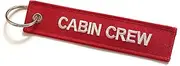 Cabin Crew/Do Not Remove From Aircraft Luggage Tag | Red/White | aviamart®
