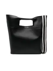 Alexander Mcqueen Leather Logo Print Tote