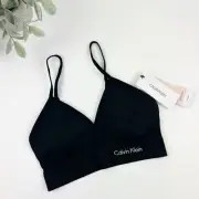 Calvin Klein Women's Seamless Full coverage Bralette Black Size X-Small QF6007