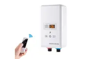 6500W Electric Instant Hot Water White Heater System Under Sink Rapid Heating Mini Tankless Heater Electricity Saving 220V Over Heating Protection