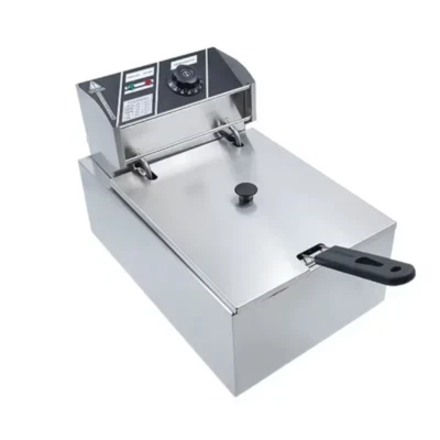 6L/81 Electric Fryer Single Cylinder Single Sieve Deep Fryer Chips Fry Fryer Sna