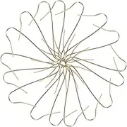 Cabilock 100pcs Ornament Hooks for Christmas Tree Hanging Hooks for Holiday Decorations Easy to Use Xmas Party Hangers for Tree and Mantle Decor