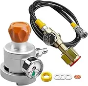 Peakloong Soda Quick Connect Adapter for Terra, Art, Duo, Crystal3.0 60l Co2 Cylinder(Pink) and Large Co2 Cga320 Tank Soda Maker Accessories