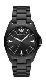 ✅BRAND NEW EMPORIO ARMANI AR11257 Nicola Men's Watch Black Steel Bracelet Quartz