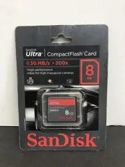SanDisk Ultra CompactFlash 8 GB Memory Card 30MB/s (SDCFH-008G-AW11A