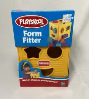 PLAYSKOOL Form Fitter Shape Texture Toy NEW Vintage Preschool