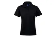 Winning Spirit Ladies CoolDry Polo Shirt PS82 - Black