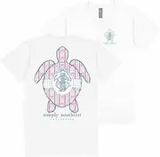 [Simply Southern] Save The Turtles - Coquette - Pink Bows - Adult T-Shirt
