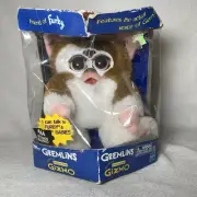 Vintage 1999 Gremlins Gizmo Furby, Tiger Electronics Hasbro new with box damage