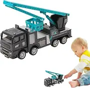 Fire Truck Toy - Kids Fire Truck Toy,Inertia Ladder Vehicle Toy Water Pump Truck Toy Cement Pump Truck Model for Interactive Toys Qincu-au