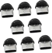 TEHAUX 8Pcs C Magnetic Adapter Rotating Phone Cable Connector Type C Adapter for Devices Convenient Magnetic Charge for Phones and Tablets