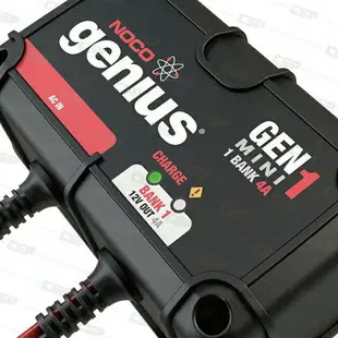 NOCO Genius GENM1 mini水陸兩用充電器 /適合充到120AH電池 12V電池維護 單輸出 自動斷電