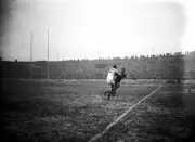 Great Britain Dave Valentine tackles Australia Clive Churchill Photo