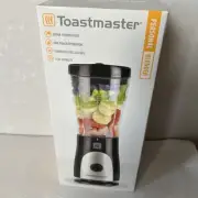 Toastmaster Personal Blender 15 Oz Mini Single Smoothie Protein Shake Travel Lid