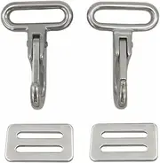 316 Stainless Steel Bimini Strap Snaps Hooks and Sliders for 1" Straps, Bimini Top Boat top