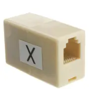 Inline Telephone Coupler (Voice), RJ12, 6P / 6C MC-6P6C-RE