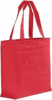 [TBF] Heavy-Duty Canvas Zipper Tote Bag with Interior Zippered Pocket – Durable, Stylish, and Functional